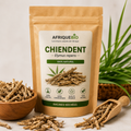 Poudre de Chiendent Elymus repens AFRIQUEBIO dans un sachet, vue proche sur le produit naturel et biologique.