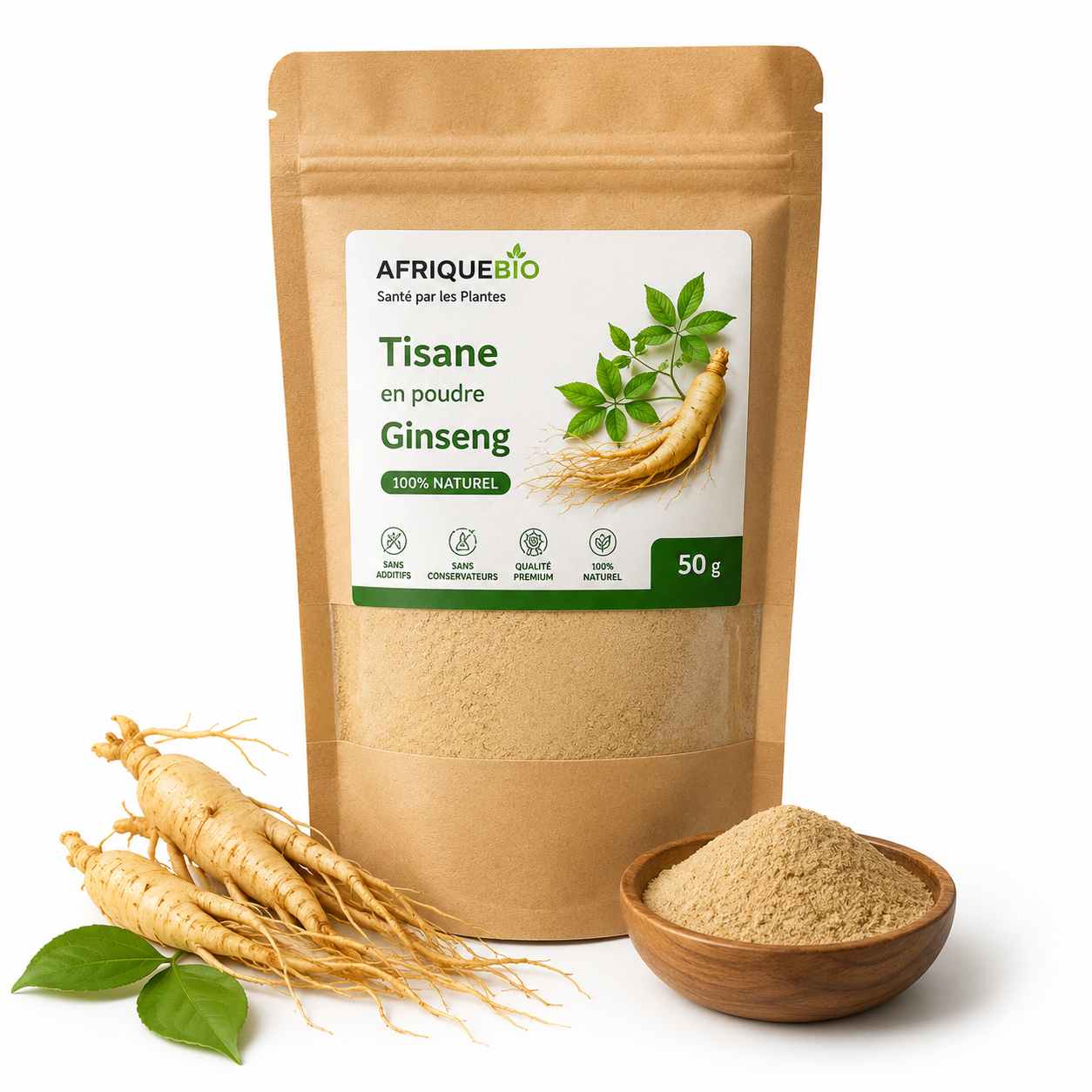 Produit  031 : Ginseng pour grossir le Bazooka naturellement