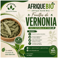 Feuilles de Vernonia, plantes brutes naturelles pour le bien-être général, de la marque AFRIQUEBIO.