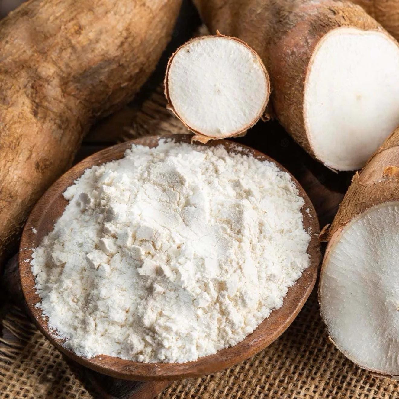 Produit 33 :Farine de Manioc Naturel Sans Mélange pour (100g) : 100% Pure