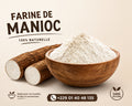 Produit 33 :Farine de Manioc Naturel Sans Mélange pour (100g) : 100% Pure