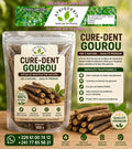 Produit 101 :Cure-dents Gourou 100 % Naturel – Bâton de Mastication Premium