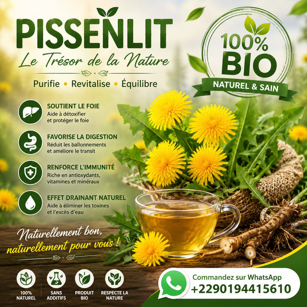 Produit 146 :Le pissenlit feuille détoxifiante et hépatique naturelle Soin naturel du foie
